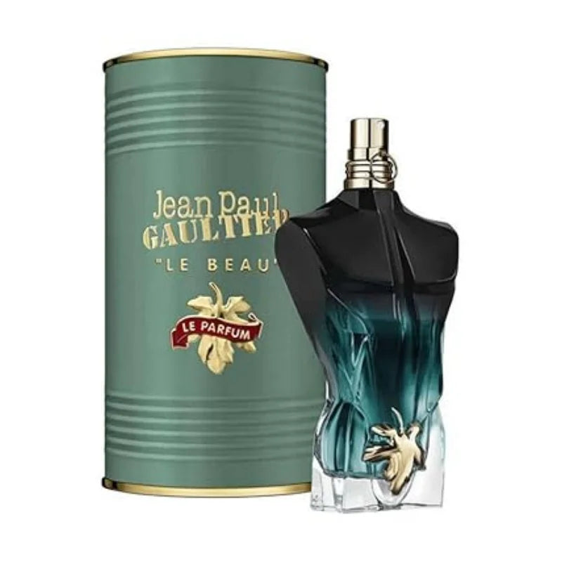 Perfume Hombre Le Beau de Jean Paul Gaultier Eau de Parfum Spray, una fragancia aromática amaderada de larga duración