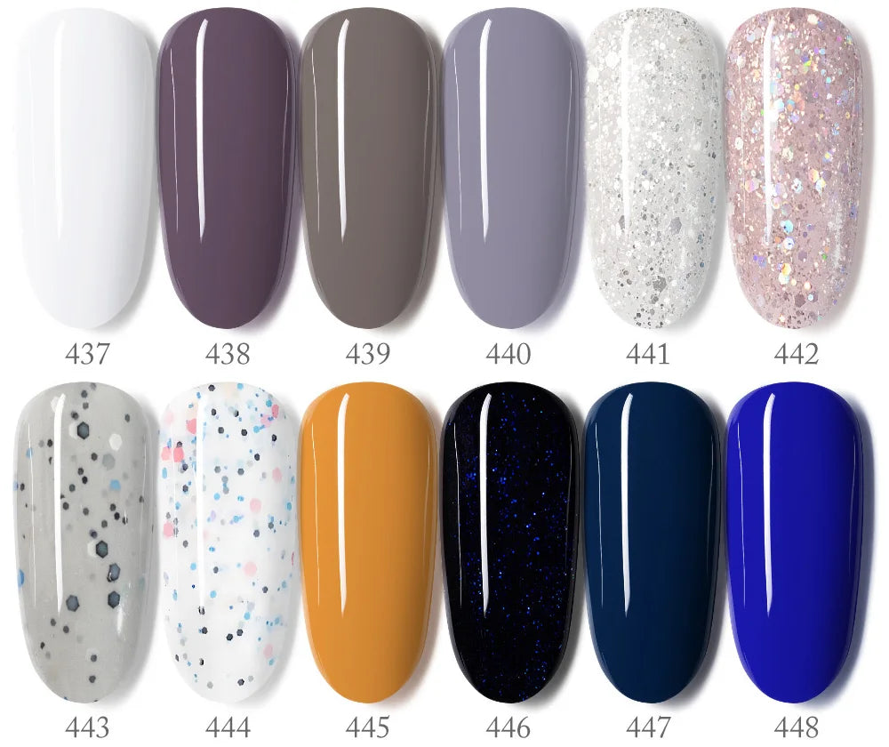 Esmalte de uñas en gel VENALISA VIP4 (7,5 ml): fórmula sin HEMA, acabado semipermanente, textura superior y larga duración; incluye capa superior (top coat) templada.