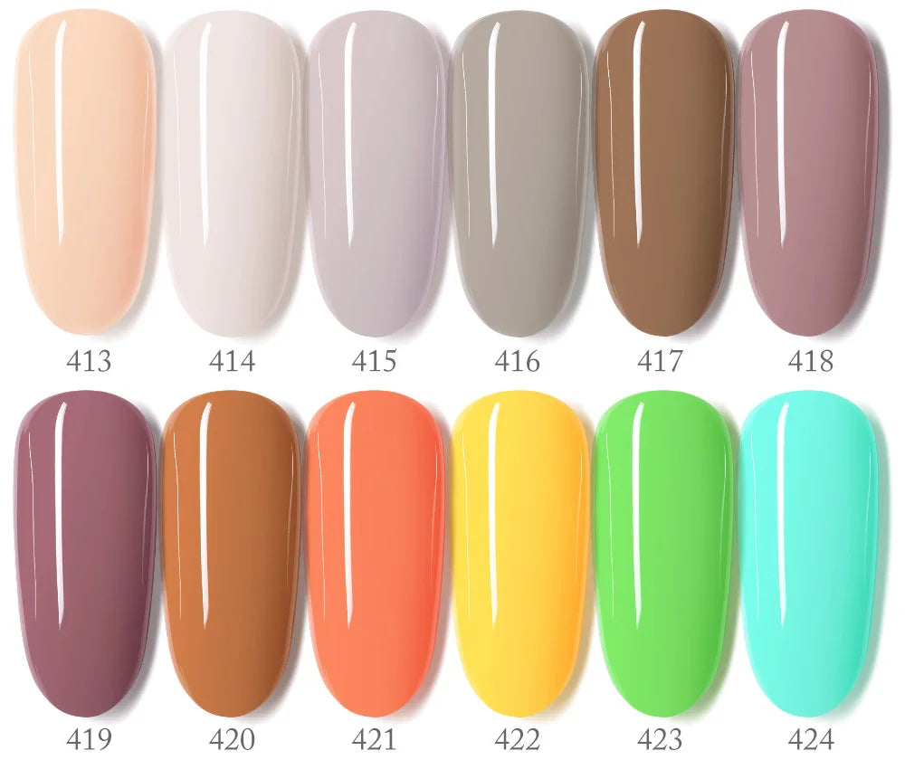 Esmalte de uñas en gel VENALISA VIP4 (7,5 ml): fórmula sin HEMA, acabado semipermanente, textura superior y larga duración; incluye capa superior (top coat) templada.