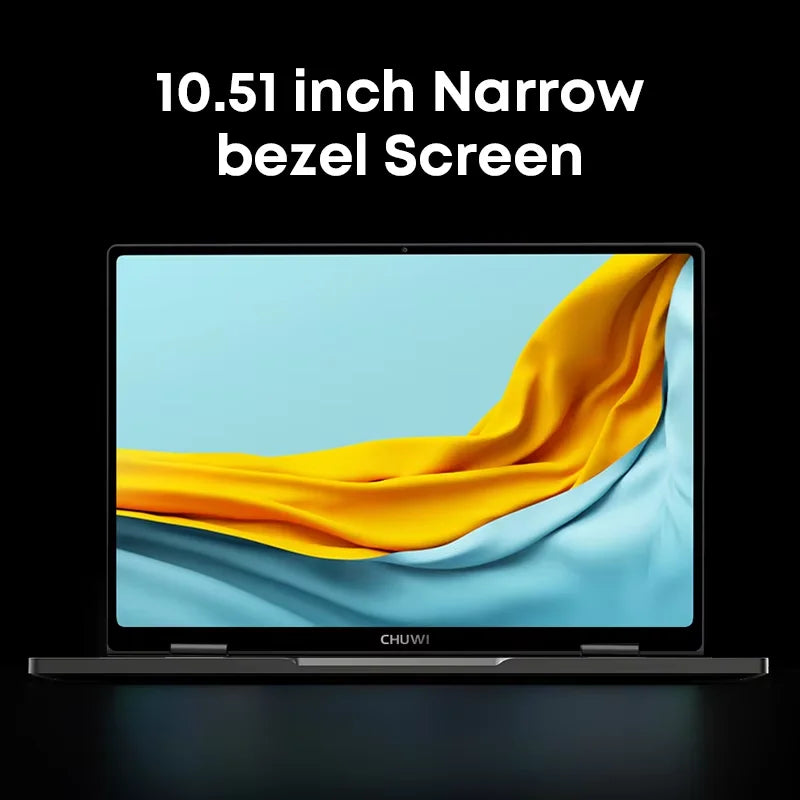 Portátil CHUWI MiniBook X N150 de 10,51 pulgadas, 16 GB de RAM, SSD de 512 GB, diseño 2 en 1 (modo Yoga), Intel, Windows 11, pantalla abatible 360°, WiFi 6.