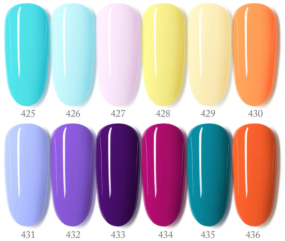 Esmalte de uñas en gel VENALISA VIP4 (7,5 ml): fórmula sin HEMA, acabado semipermanente, textura superior y larga duración; incluye capa superior (top coat) templada.