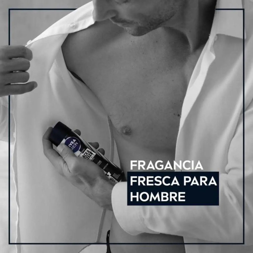 Pack de ahorro Nivea Men: desodorante en spray Black & White Invisible Original para hombre (200 ml x 6 unidades)