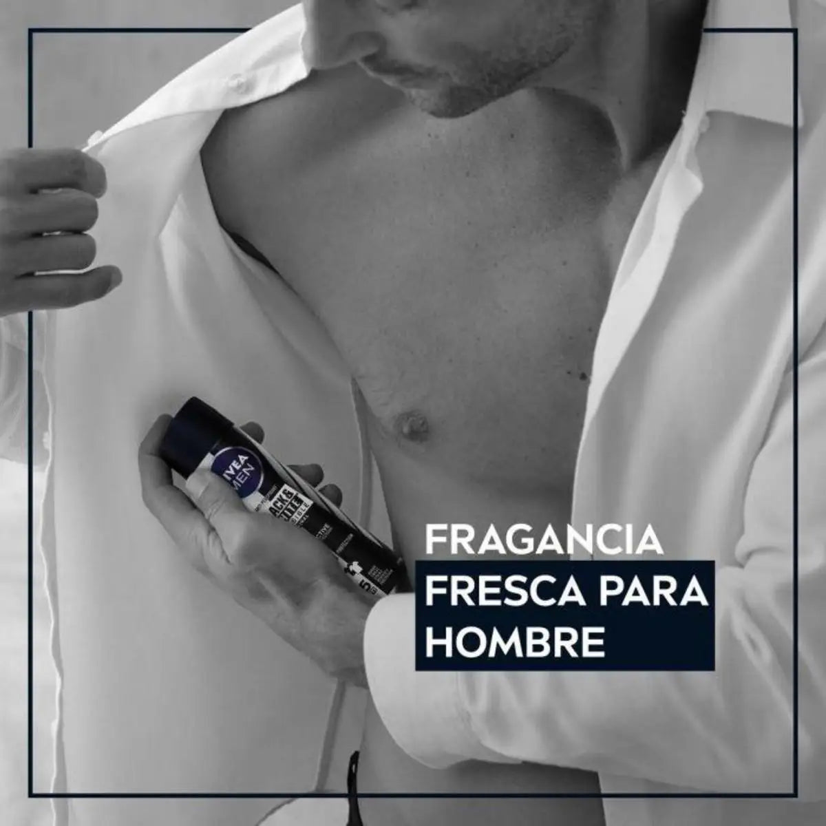Pack de ahorro Nivea Men: desodorante en spray Black & White Invisible Original para hombre (200 ml x 6 unidades)