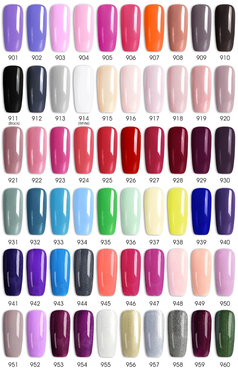 Esmalte de uñas en gel VENALISA VIP4 (7,5 ml): fórmula sin HEMA, acabado semipermanente, textura superior y larga duración; incluye capa superior (top coat) templada.