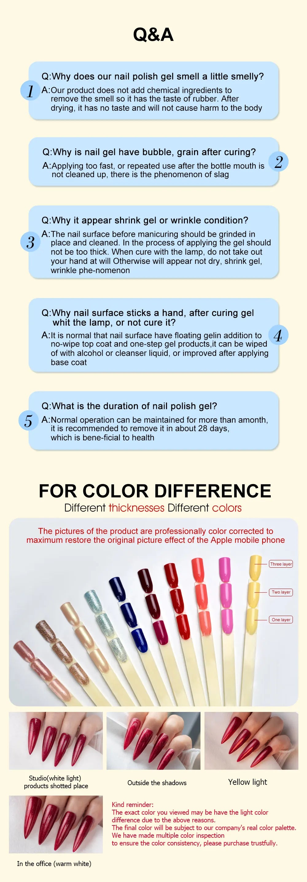 Esmalte de uñas en gel VENALISA VIP4 (7,5 ml): fórmula sin HEMA, acabado semipermanente, textura superior y larga duración; incluye capa superior (top coat) templada.