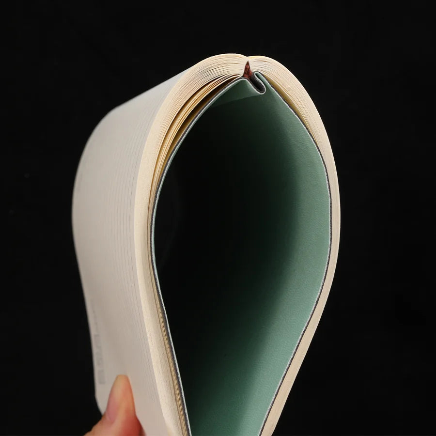 Cuaderno de cuero suave A5, 120 páginas, papelería de oficina, cubierta impermeable, tacto cómodo, venta caliente