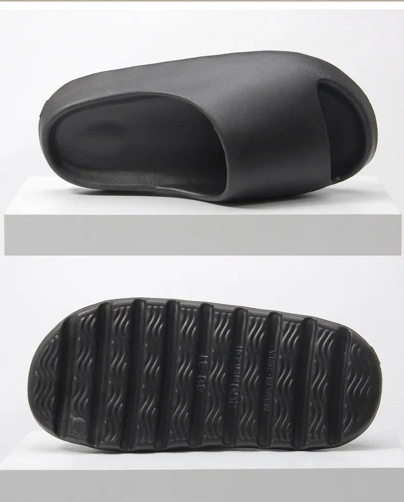 Zapatillas de casa para hombre y mujer de EVA, ligeras y con suela blanda; calzado casual tipo chancla de alta calidad, disponible en stock.