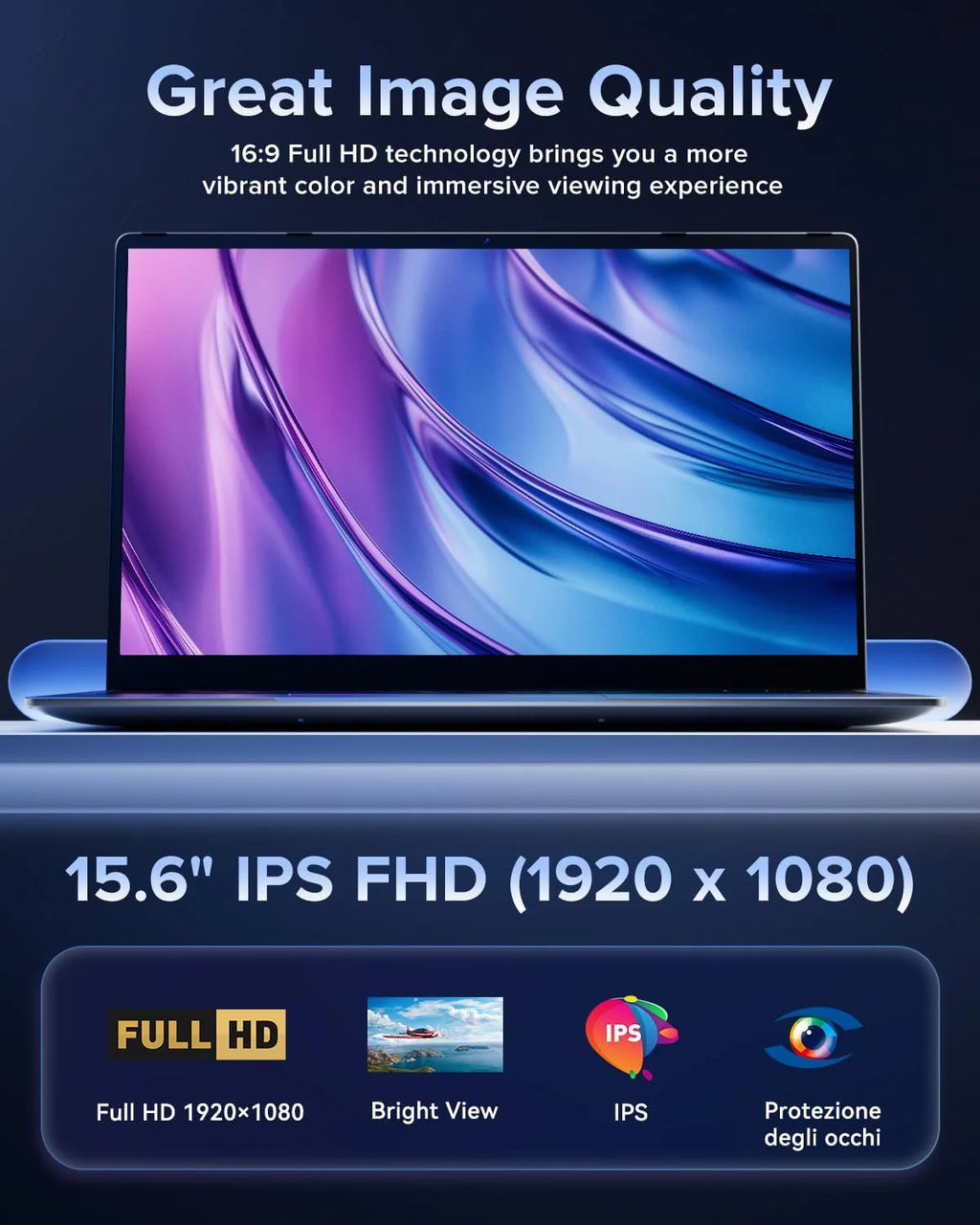 Portátil Intel Core i9 10980HK (modelo 2026) con Windows 11 Pro, pantalla de 15,6 pulgadas, 16 GB de RAM, SSD de 1 TB/2 TB, resolución HD (1920x1080), desbloqueo por huella dactilar y teclado retroiluminado.