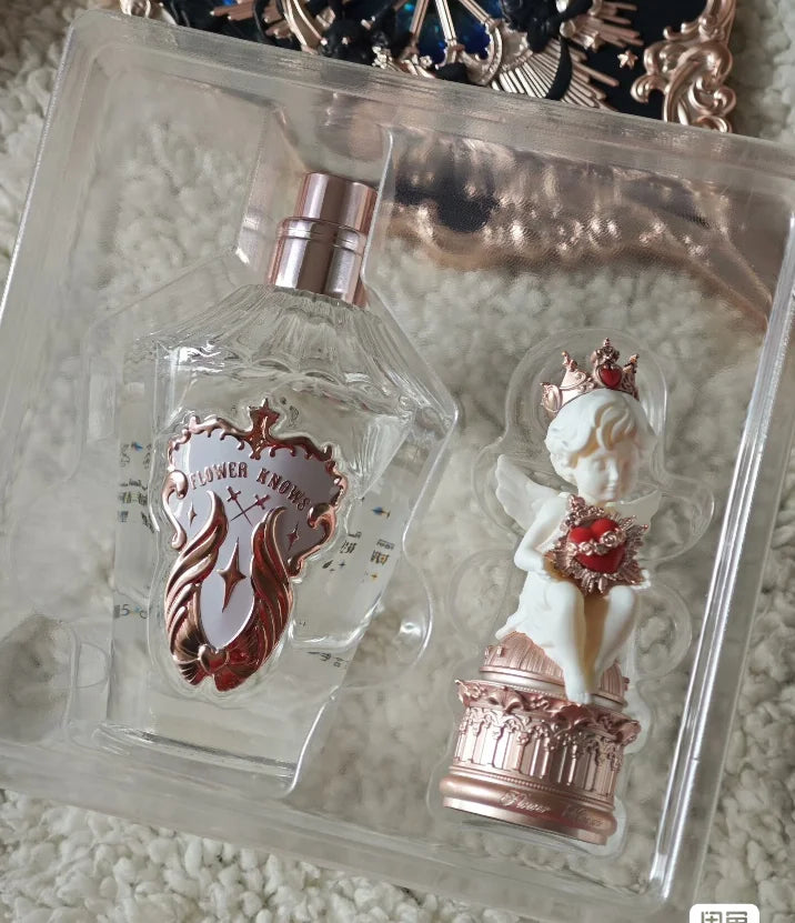 Perfume Flowerknows Eau de Parfum "The Strawberry Cupid" (50 ml / 1,7 oz): fragancia floral gourmand duradera para mujer, ideal para regalo.