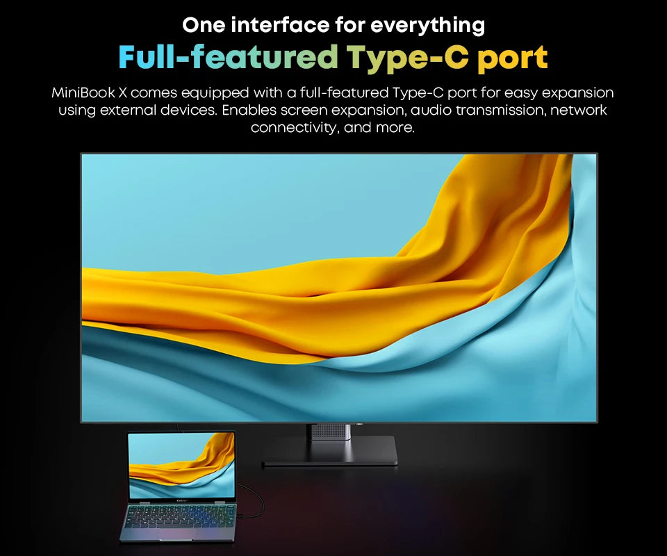 Portátil CHUWI MiniBook X N150 de 10,51 pulgadas, 16 GB de RAM, SSD de 512 GB, diseño 2 en 1 (modo Yoga), Intel, Windows 11, pantalla abatible 360°, WiFi 6.