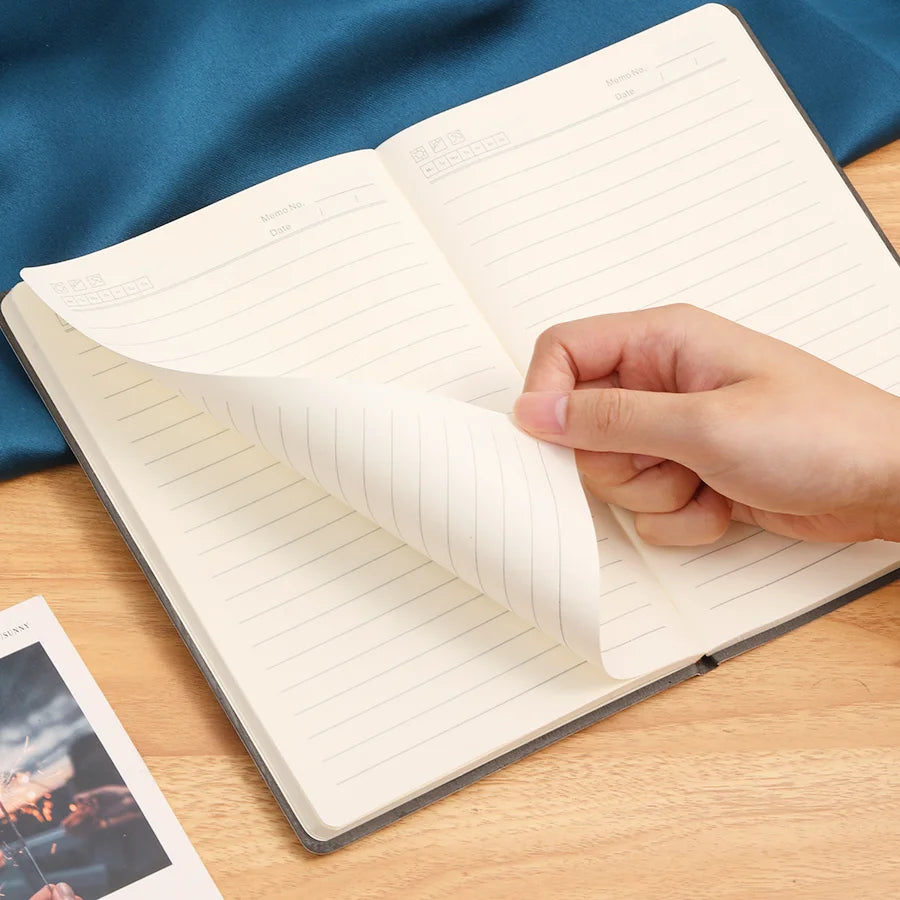 Cuaderno de cuero suave A5, 120 páginas, papelería de oficina, cubierta impermeable, tacto cómodo, venta caliente