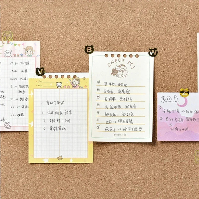1 paquete de pegatinas decorativas con los días de la semana; adhesivos estilo Kawaii con acabado metalizado para manualidades, diarios y álbumes (ideal para niños).