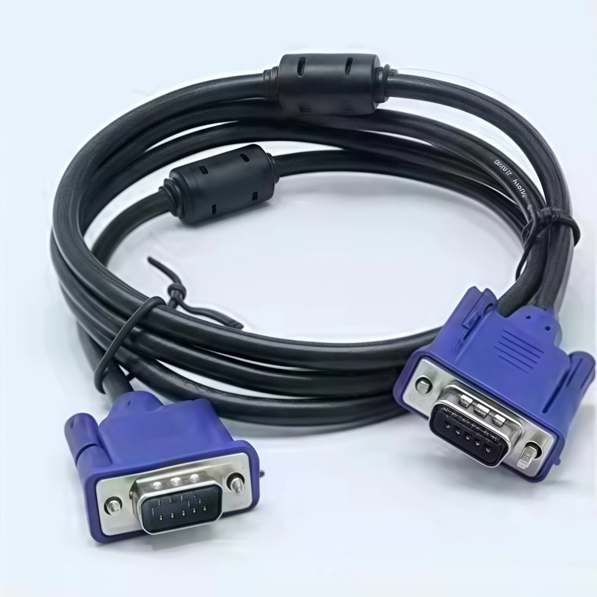 Cable VGA a VGA de 15 pines (macho a macho): adaptador, conector y extensión para monitor de computadora, proyector, PC y TV.
