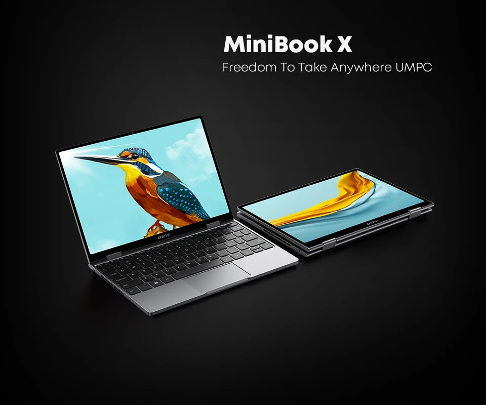 Portátil CHUWI MiniBook X N150 de 10,51 pulgadas, 16 GB de RAM, SSD de 512 GB, diseño 2 en 1 (modo Yoga), Intel, Windows 11, pantalla abatible 360°, WiFi 6.