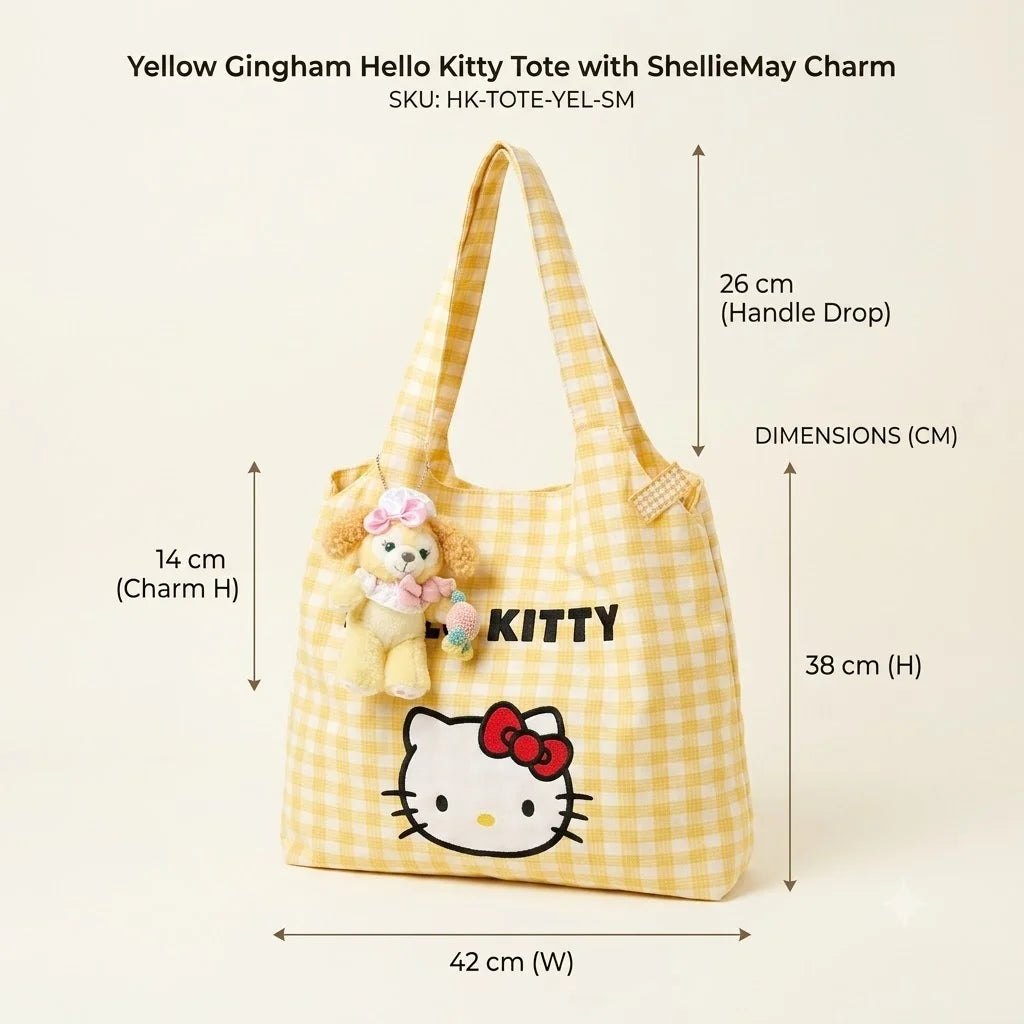 Bolso tote de lona Hello Kitty: ligero, casual, para llevar al hombro o en la mano; gran capacidad, ideal para viajes de verano, compras o uso diario; regalo .