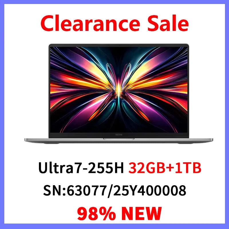 Liquidación del REDMI Book Pro 16 2025 (Ultra5-225H, 32 GB + 1 TB, 16 pulgadas, 3.1K, 165 Hz): gran descuento y gran oferta.