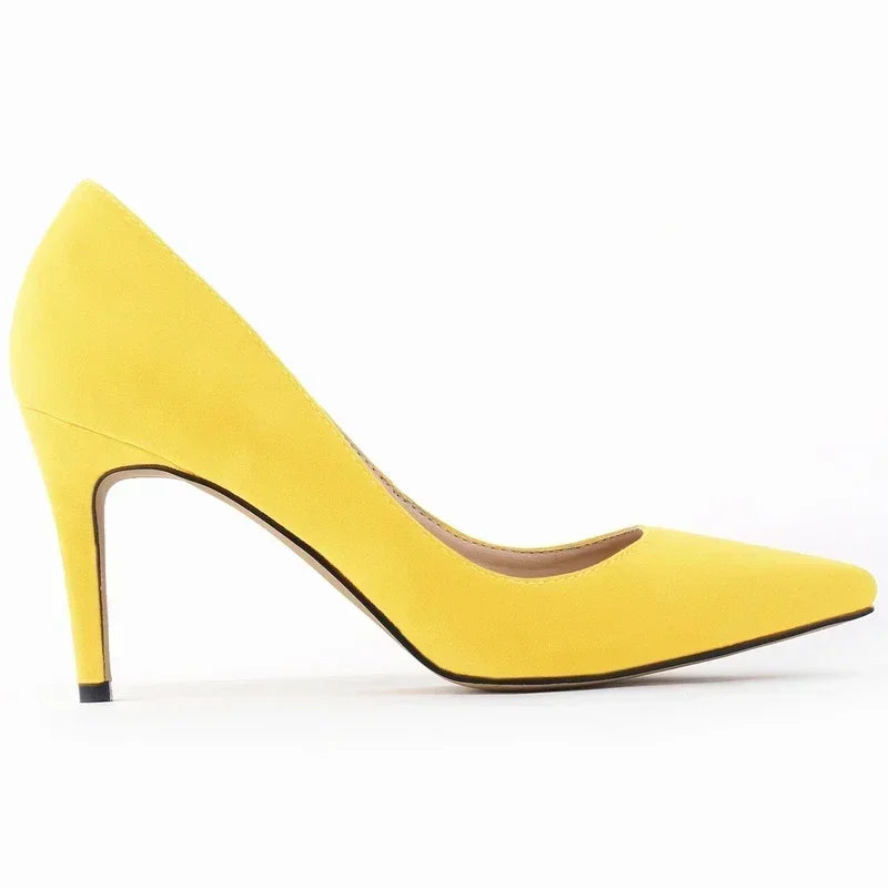 Zapatos de tacón tipo salón (stilettos) para mujer: elegantes, sexis, con punta afilada y cómodos. Ideales para oficina, fiestas o bodas.