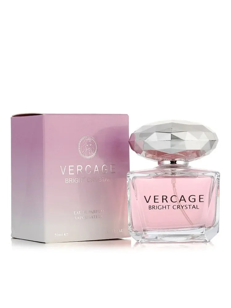 Perfume Eau de Toilette para mujer "Crystal Diamond Sweet Love" (50 ml) – Fragancia floral con notas de diamante y cristal negro.