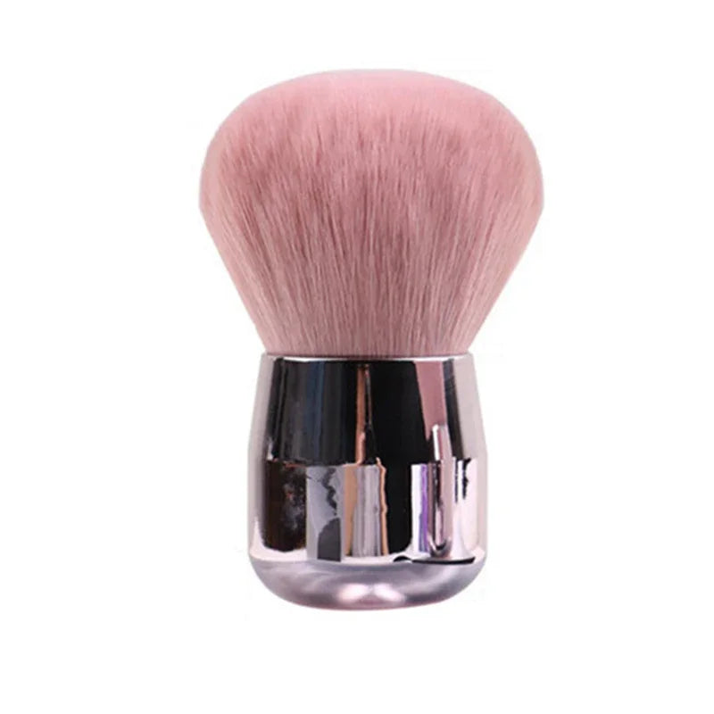 1 cepillo profesional tipo seta para manicura (limpieza de polvo, aplicación de gel/pintura o maquillaje) – Accesorio y herramienta de manicura