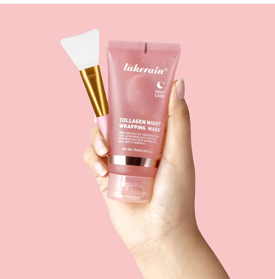 Mascarilla coreana crema de noche.original de colágeno profundo para hidratación y efecto tensor;
