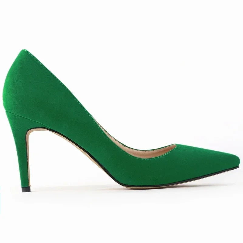 Zapatos de tacón tipo salón (stilettos) para mujer: elegantes, sexis, con punta afilada y cómodos. Ideales para oficina, fiestas o bodas.