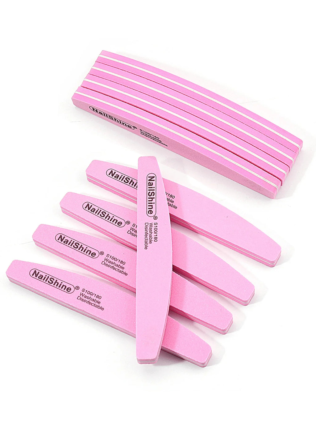 Bloque de lima de uñas profesional de doble cara (paquete de 2, 5 o 10 unidades): esponja colorida para pulir, lijar y abrillantar; ideal para manicura y pedicura.