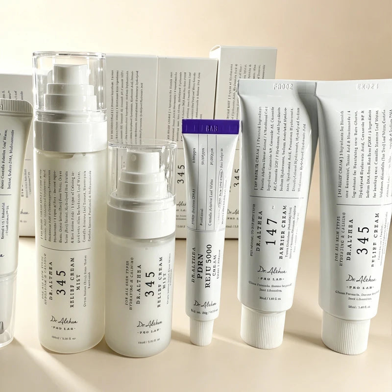 Nueva línea de cuidado de la piel coreana: crema antioxidante y reparadora facial, esencia suave con vitamina C y spray hidratante (100 ml).