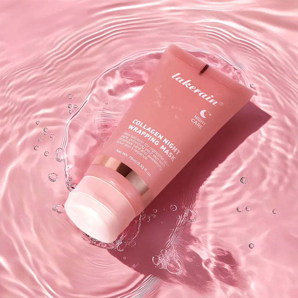 Mascarilla coreana crema de noche.original de colágeno profundo para hidratación y efecto tensor;