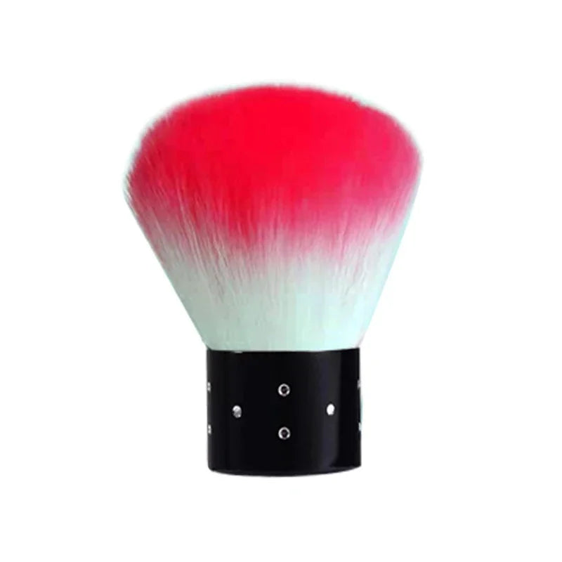 1 cepillo profesional tipo seta para manicura (limpieza de polvo, aplicación de gel/pintura o maquillaje) – Accesorio y herramienta de manicura