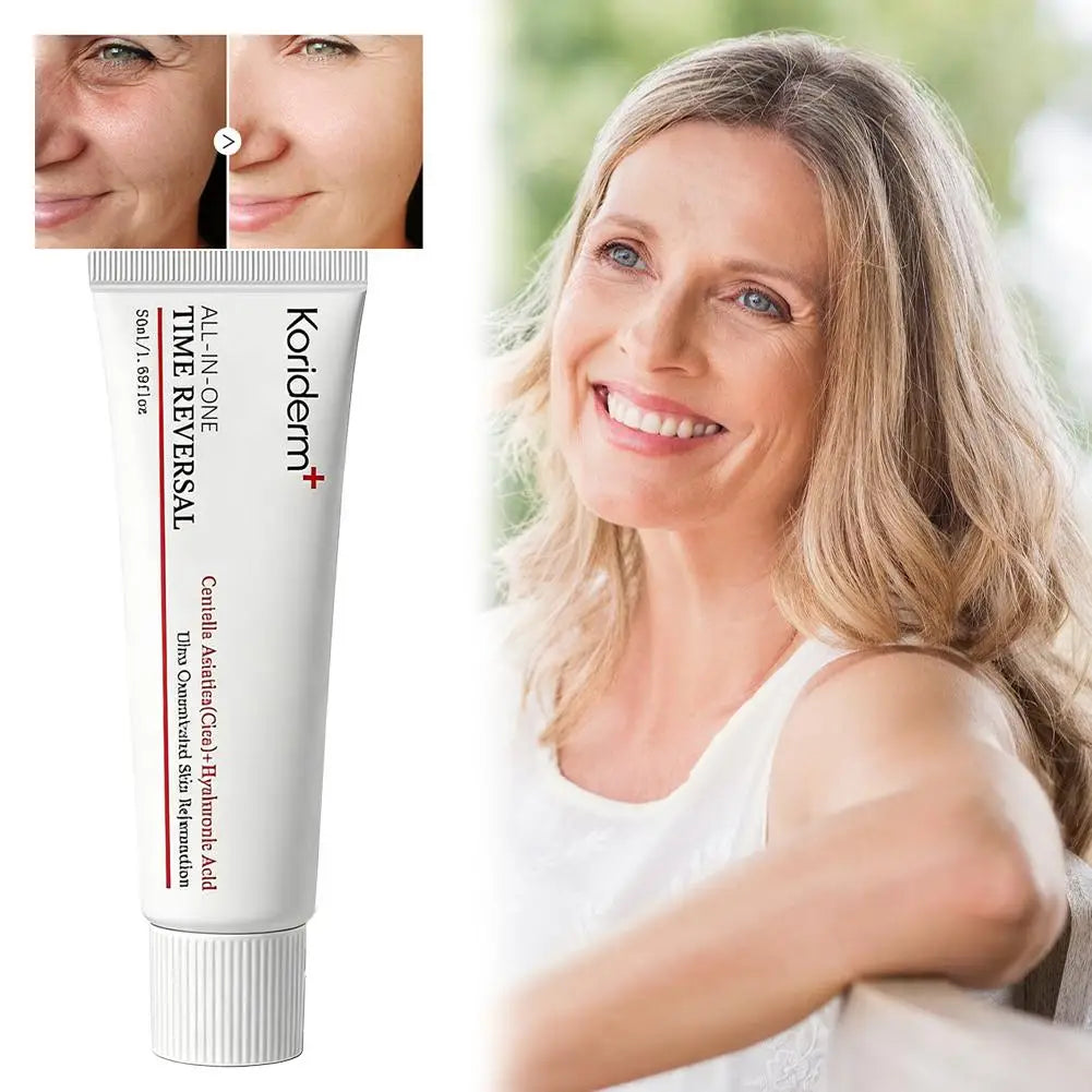 Crema hidratante facial integral Koriderm (50 ml): crema calmante y profundamente hidratante con centella asiática y ácido hialurónico.