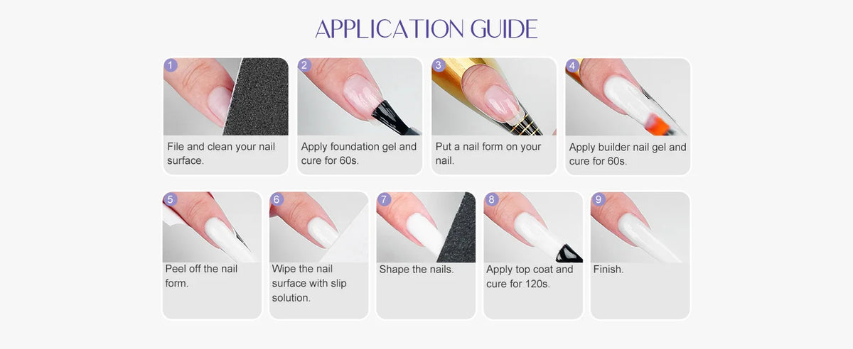 Saviland - Gel constructor de uñas de 100 g (tonos blanco, nude y rosa) para extensión de uñas; gel multifuncional para arte de uñas, tipo Soak-Off (remoción con remojo), curado UV, apto para salón y uso doméstico.