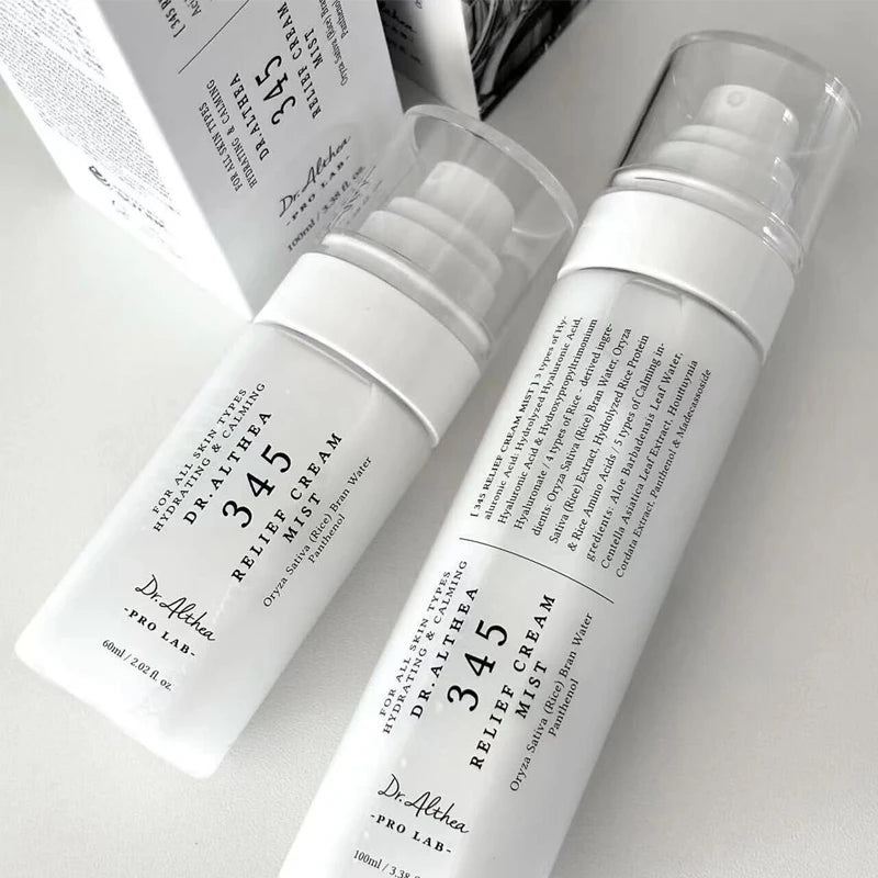 Nueva línea de cuidado de la piel coreana: crema antioxidante y reparadora facial, esencia suave con vitamina C y spray hidratante (100 ml).