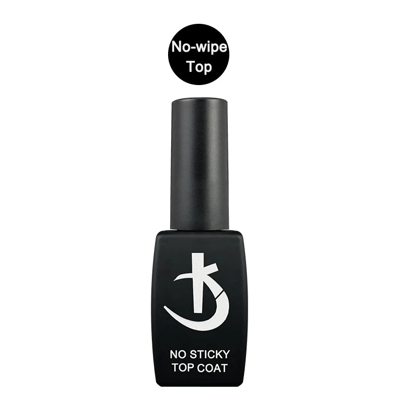 Lote KODI JYJ: Base y Top Coat para esmalte en gel, primer sin ácido, barniz híbrido semipermanente, top coat mate y base de goma (rubber base) espesa.