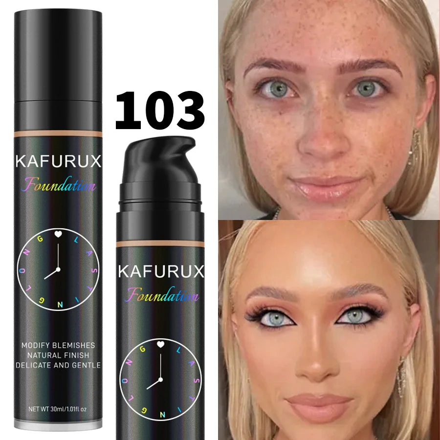 Base de maquillaje líquida en 8 tonos con corrector eficaz; resistente al agua y al sudor. Maquillaje facial coreano profesional, base cosmética. Ideal para regalo.