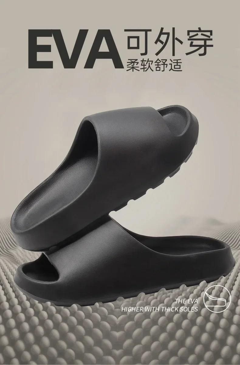 Zapatillas de casa para hombre y mujer de EVA, ligeras y con suela blanda; calzado casual tipo chancla de alta calidad, disponible en stock.