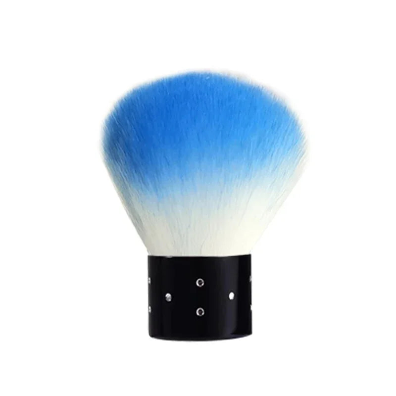 1 cepillo profesional tipo seta para manicura (limpieza de polvo, aplicación de gel/pintura o maquillaje) – Accesorio y herramienta de manicura