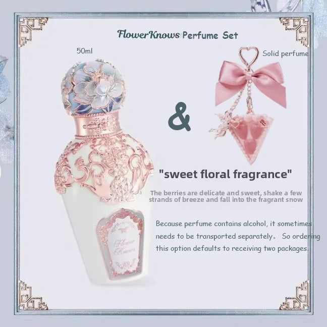 Perfume Flowerknows Eau de Parfum "The Strawberry Cupid" (50 ml / 1,7 oz): fragancia floral gourmand duradera para mujer, ideal para regalo.