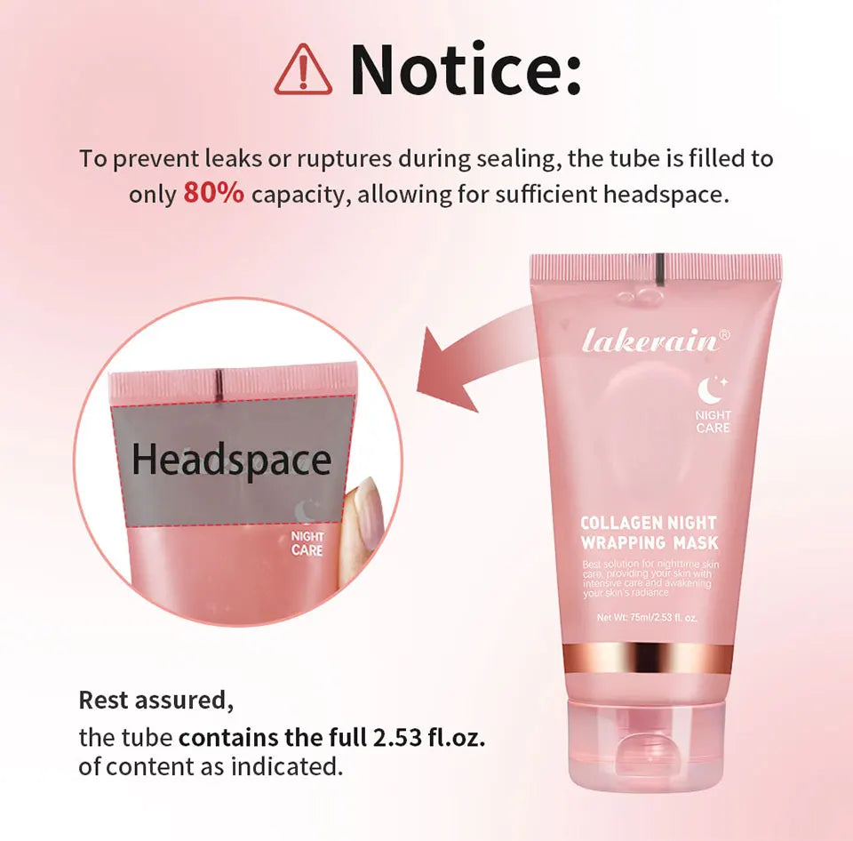 Mascarilla coreana crema de noche.original de colágeno profundo para hidratación y efecto tensor;