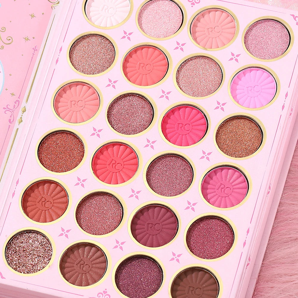 Paleta de maquillaje tipo libro «todo en uno» de 5 niveles: kit completo con 48 sombras de ojos, 6 coloretes, productos para contorno, iluminador y pomada para cejas, además de 6 labiales.