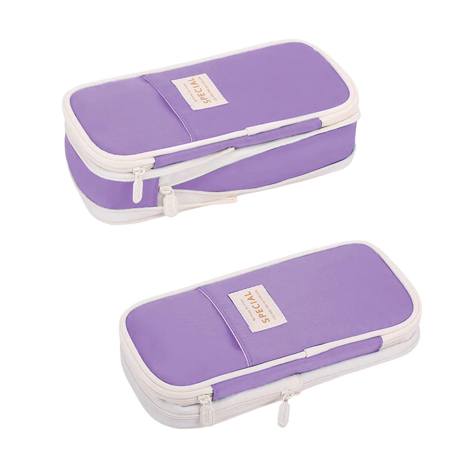 Estuches Kawaii de gran capacidad para lápices: estuche organizador tipo bolsa o caja para niñas, estudiantes y oficina; material de papelería escolar.