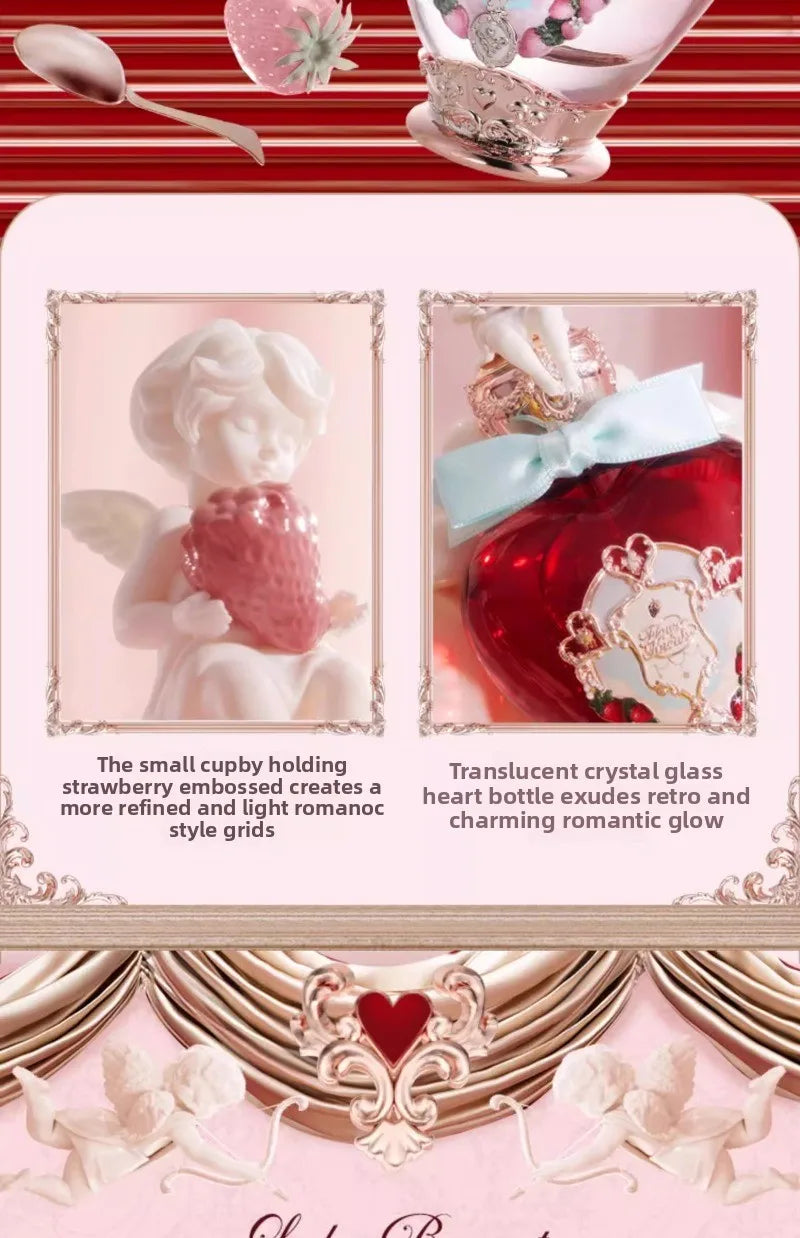 Perfume Flowerknows Eau de Parfum "The Strawberry Cupid" (50 ml / 1,7 oz): fragancia floral gourmand duradera para mujer, ideal para regalo.