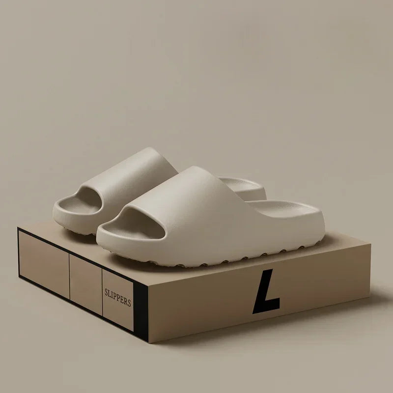Zapatillas de casa para hombre y mujer de EVA, ligeras y con suela blanda; calzado casual tipo chancla de alta calidad, disponible en stock.