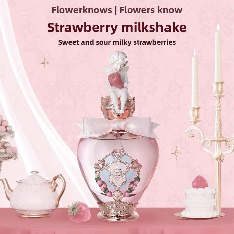 Perfume Flowerknows Eau de Parfum "The Strawberry Cupid" (50 ml / 1,7 oz): fragancia floral gourmand duradera para mujer, ideal para regalo.