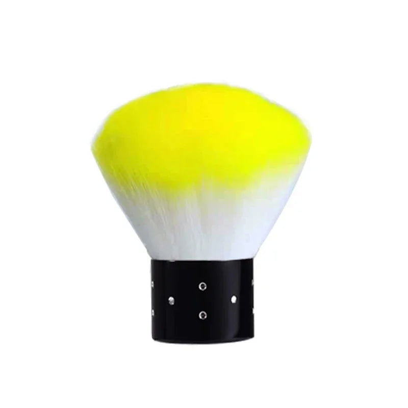1 cepillo profesional tipo seta para manicura (limpieza de polvo, aplicación de gel/pintura o maquillaje) – Accesorio y herramienta de manicura
