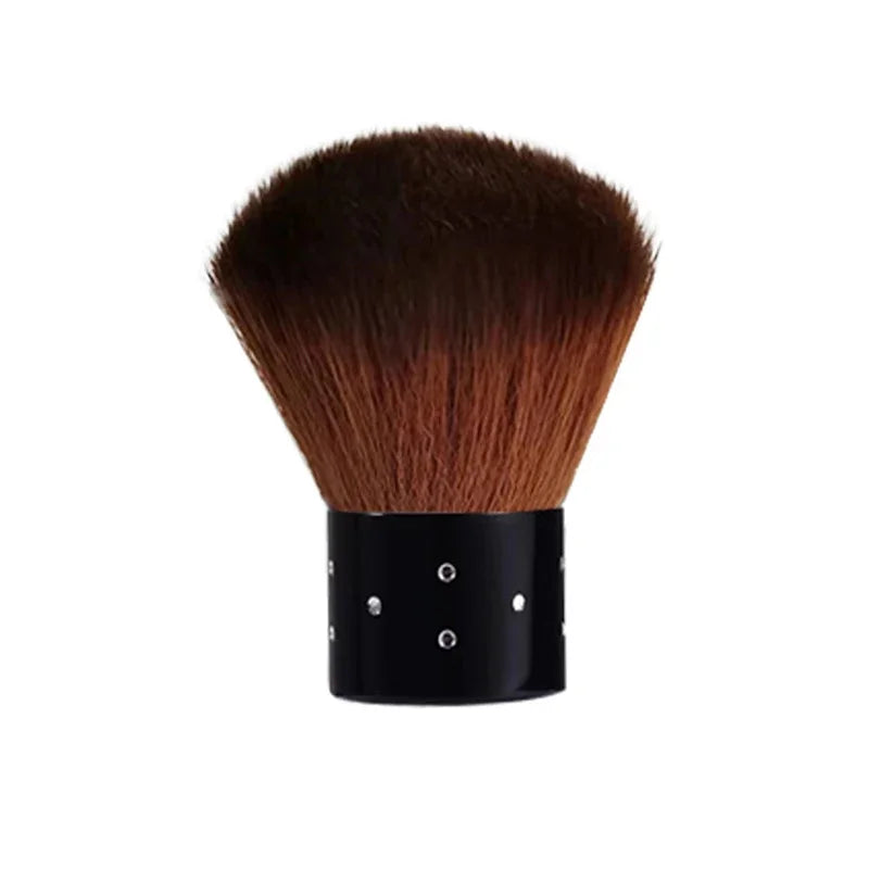 1 cepillo profesional tipo seta para manicura (limpieza de polvo, aplicación de gel/pintura o maquillaje) – Accesorio y herramienta de manicura