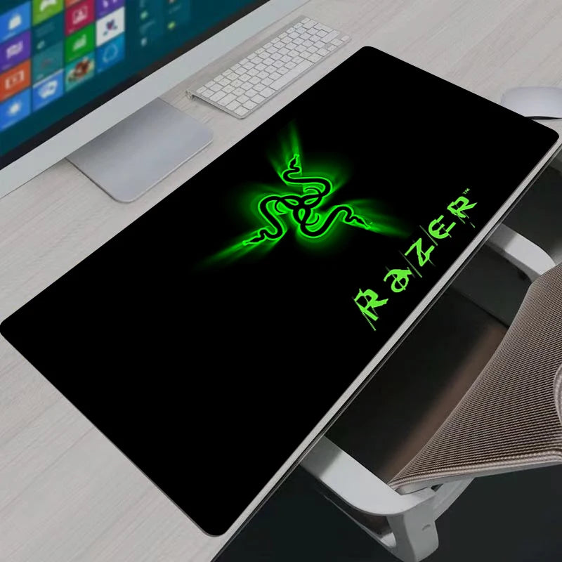 Alfombrilla de ratón Razer XXL para juegos y portátil; alfombrilla grande para teclado y ratón; nueva alfombrilla de escritorio gaming Razer (ideal para LOL).