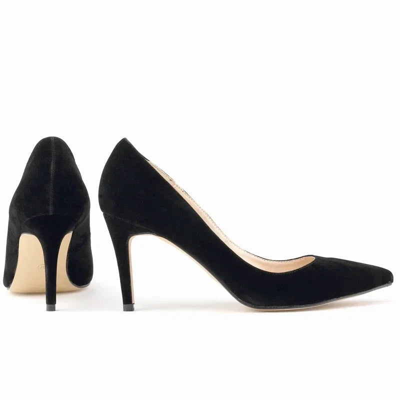 Zapatos de tacón tipo salón (stilettos) para mujer: elegantes, sexis, con punta afilada y cómodos. Ideales para oficina, fiestas o bodas.