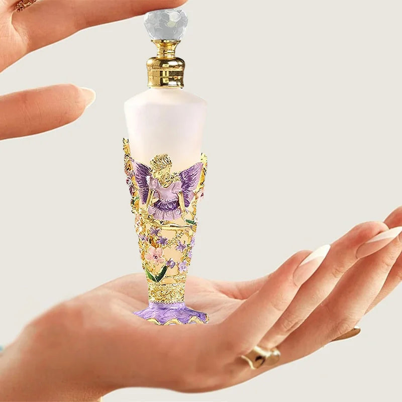 Exquisito perfume árabe: fragancia duradera con notas frescas de vainilla, orquídea floral y un toque de diosa; ideal para citas románticas. Spray de 25 ml.