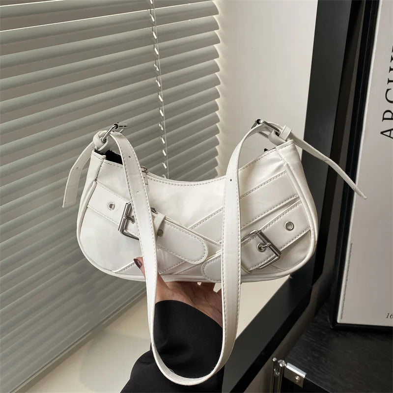 Bolso de hombro vintage estilo Y2K,bolso pequeño tipo bandolera, cartera de mano y bolso de moda.
