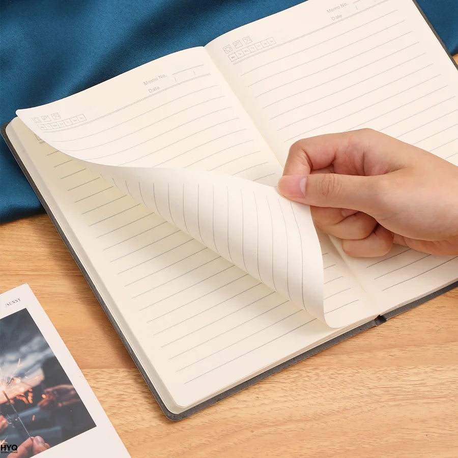 Cuaderno de cuero suave A5, 120 páginas, papelería de oficina, cubierta impermeable, tacto cómodo, venta caliente